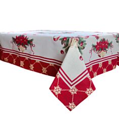 Скатертина новорічна гобеленова Lefard 716-027 Carpi 140*300 см - фото