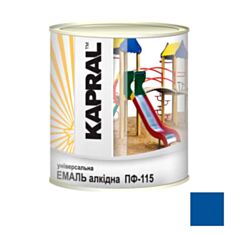 Емаль алкідна Kapral ПФ-115 універсальна синя 0,9 кг - фото
