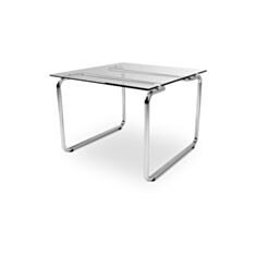 Столик журнальний скляний Саміт 12 сірий - фото