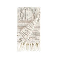 Рушник махровий Karna Stellla 70*140 см беж - фото