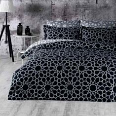 Комплект постільної білизни Prima Casa 3D saten bamboo Stella Nera 200*220 см - фото