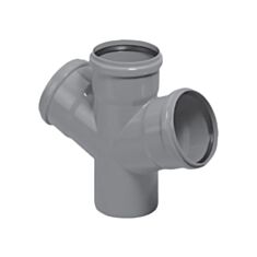 Хрестовина каналізаційна Magnaplast Htplus 67° 110*110*110 мм - фото