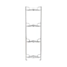 Полка для ванны угловая Vanstore 08850 SS 4-ярусная - фото