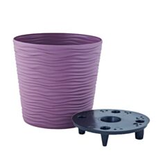 Горшок Алеана Фьюжн низкий 20*18 см фиолетовый - фото