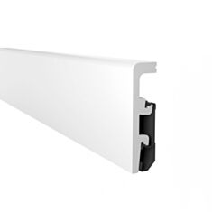 Плінтус Arbiton Vega P0810 білий 80*20*2400 мм - фото