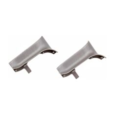 Комплект углов внутренних для плинтуса ТИС 0070-ПЛГВК Серебро 2 шт - фото