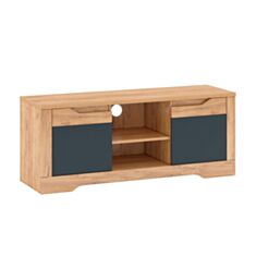 Тумба під телевізор Fidel B дуб крафт золотий/cірий - фото