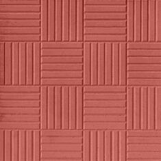 Плитка тротуарная Alex Group Шашка 300*300 мм красная - фото