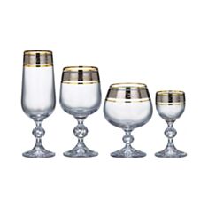 Набір бокалів Bohemia Claudia 40149-43249 50мл/180мл/190мл/250мл/24пр - фото