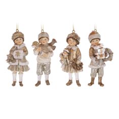 Игрушка на елку Детки BonaDi K07-522 11,5 см 4 дизайни - фото