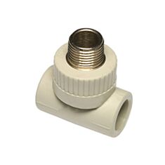 Тройник переходной Wavin Ekoplastik 20*3/4" наружная резьба - фото