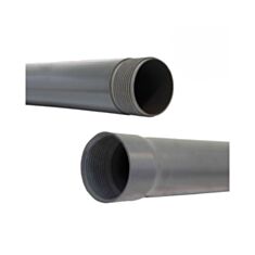 Труба каналізаційна Євротрубпласт з трапецеїдальним різьбленням 140 мм 3 м - фото