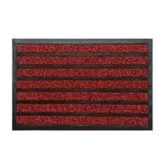 Коврик под дверь Dariana Grass Stripe 40*60 см красный - фото