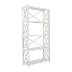 Стелаж декоративний Злата меблі 32*80*161 см білий - фото