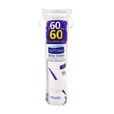 Ватні диски Septona 60+60 шт - фото