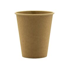 Стакан паперовий крафтовий Кристал 175 мл 50 шт  - фото