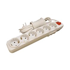 Удлинитель Vito Extra 8002230 6 гнезд 5 м с заземлением и выключателем - фото