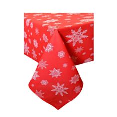 Скатерть новогодняя Прованс Снежинка 180*140 см - фото