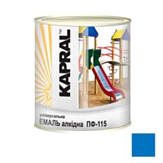 Эмаль алкидная Kapral ПФ-115 универсальная голубая 0,9 кг - фото