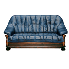 Диван Judith 3p синій - фото