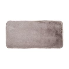 Килимок у ванну з еко-хутра Dariana Melange 60*120 см бежевий - фото