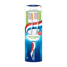 Зубна щітка Aquafresh Extreme Clean Мedium 1+1  - фото