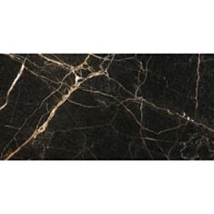 Керамограніт Golden Tile Terragres Marmo Perlanera MPС9П3 Rec 60*120 см чорний 2 сорт - фото