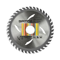Диск пильний Spitce 22-907 для ламінату 40Т 115*22,2 мм - фото