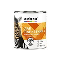Лак паркетний Зебра прозорий 2,5 л - фото