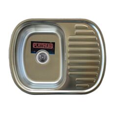 Кухонная мойка Platinum 6349 0,8мм 63*49*18 см декор - фото