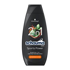 Шампунь для чоловіків Schauma Men Sports Power 2 в 1 400 мл - фото