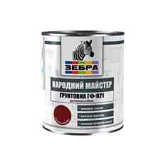 Грунтовка Зебра ГФ-021 Народний майстер 587 боровик сосновий 0,9 кг - фото