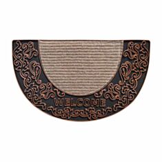 Килимок під двері B'HOM 103W півколо 40*70 см бронзовий - фото