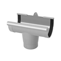 Воронка ринви Rainway 130 мм сіра - фото