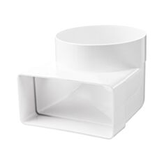 Колено переходное Вентс 521 110*55/ф110 мм - фото