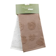 Набор махровых полотенец Home Line Грибы 175794 40*60 см бежевый - фото