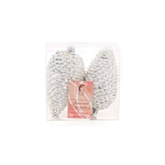 Набор елочных украшений Шишки БД 147-125 2 шт 12 см - фото