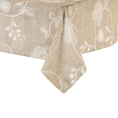 Скатерть водоотталкивающая Soho 04-TC-00237-1 Bouquet Cream 140*180 см - фото