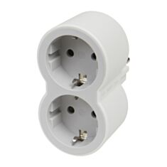 Разветвитель Legrand 694516 2х2К+З белый - фото