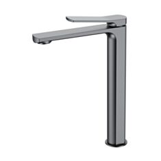 Смеситель для умывальника Volle Solo 1510.011305 серый сатин - фото