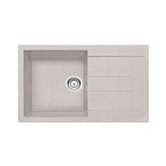 Кухонная мойка Милана 03 78*50 см светло-бежевая - фото