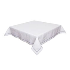 Скатертина лляна Limaso Дари моя SKV011-180 з мережкою 140*180 см - фото