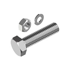 Набір кріпильних елементів Metalvis 10*50 мм 6 предметів - фото