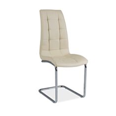 Стілець обідній металевий AC-092-1 бежевий - фото