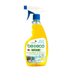 Засіб для очищення скляних поверхонь Be&Eco 0,5 л лимон - фото