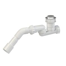 Сифон для поддона SoloPlast Д1230 Click clack 95*600*70 мм   - фото