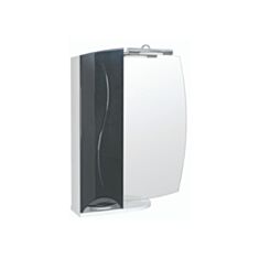 Зеркало Aqua Rodos Премиум 75 см черное левое - фото