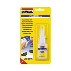 Клей мгновенный Soudal Cyanofix 84A 20 г - фото