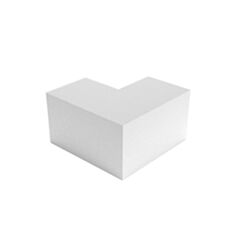 Угол кабель-канала Mutlusan 54-38-02 внешний 12*12 мм белый - фото