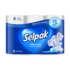 Рушник паперовий Selpak 5+1 шт - фото